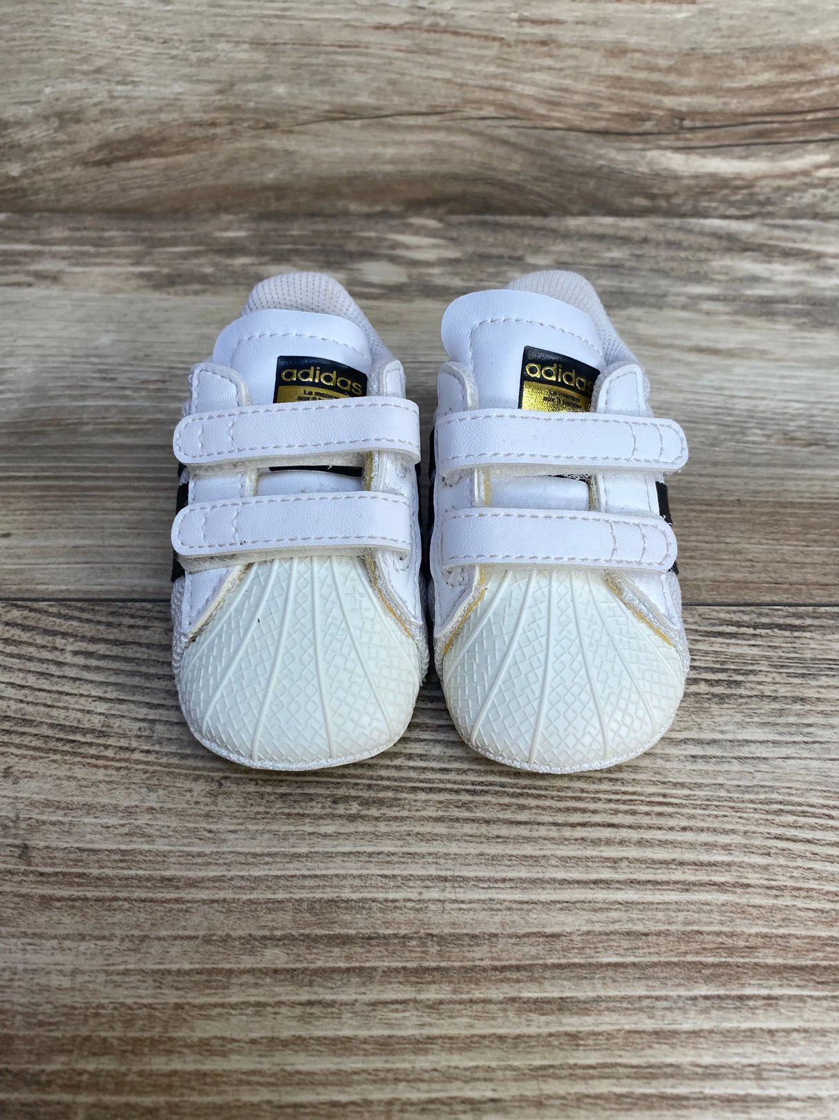 Adidas Originals Superstar Crib Shoes White sz 1c