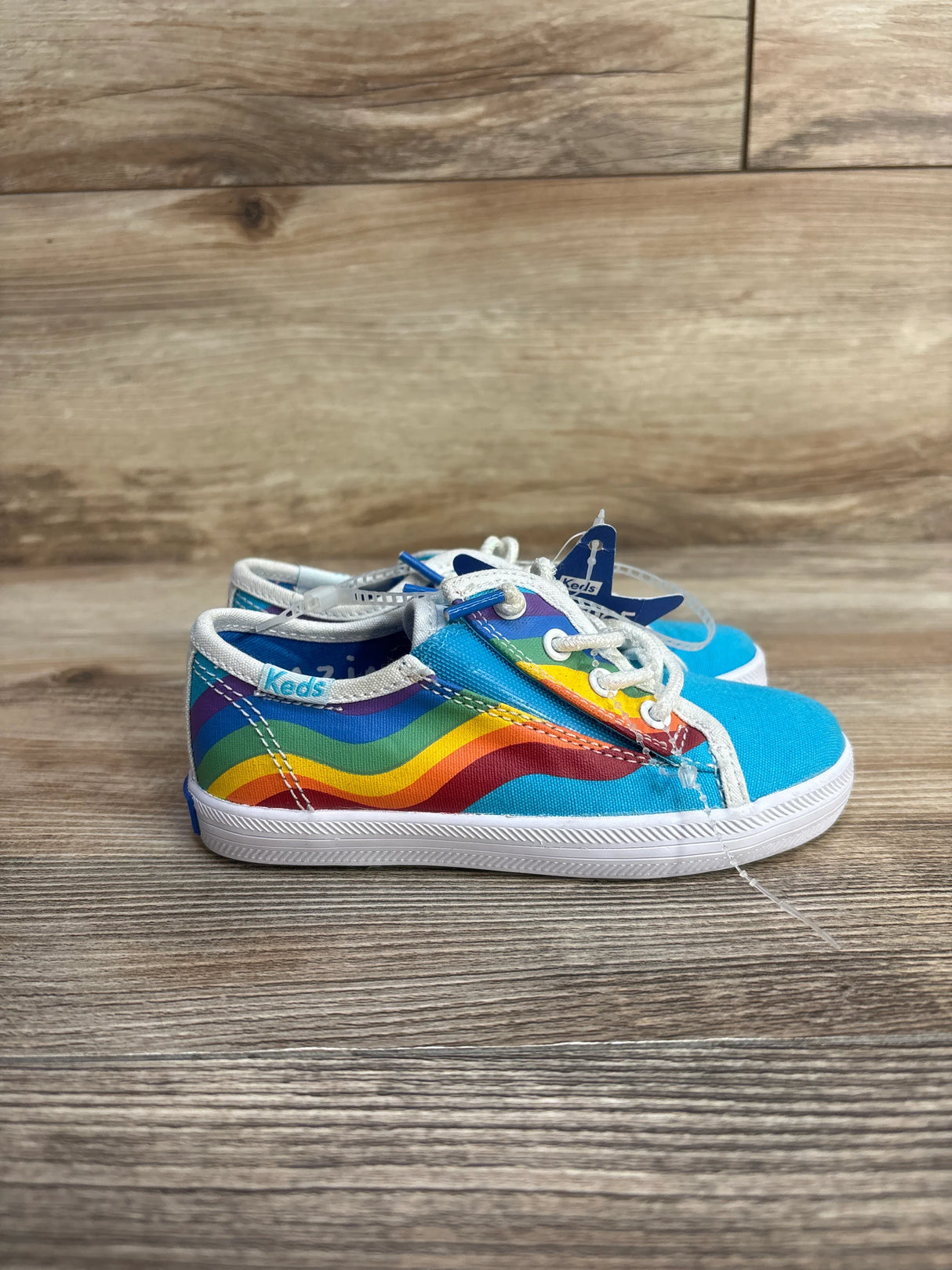 NEW Keds Kickstart "Be The Change" Rainbow Sneakers sz 8c - Me n Mommy To Be