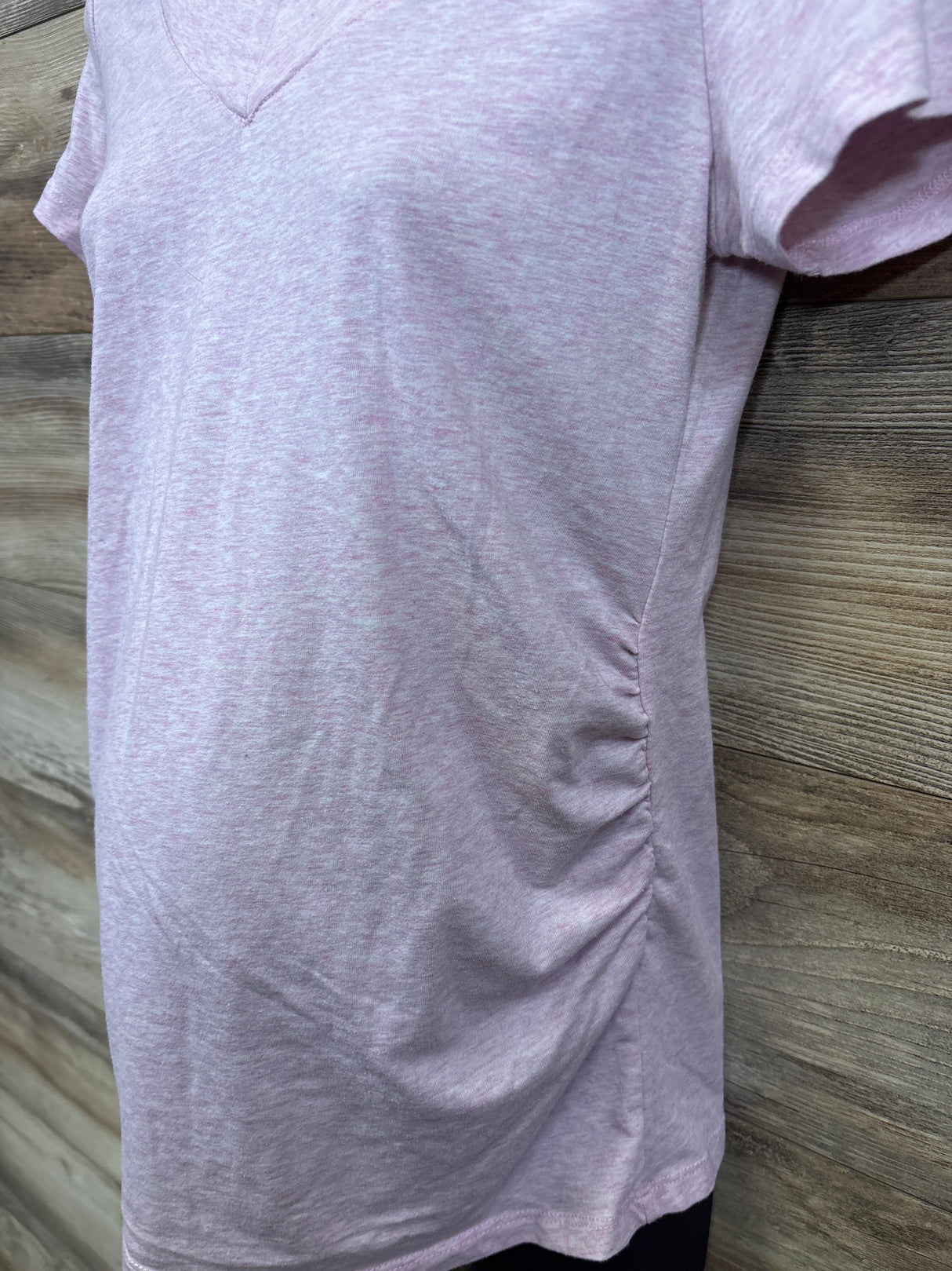 Ambiance Maternity V-Neck Shirt Pink sz XL
