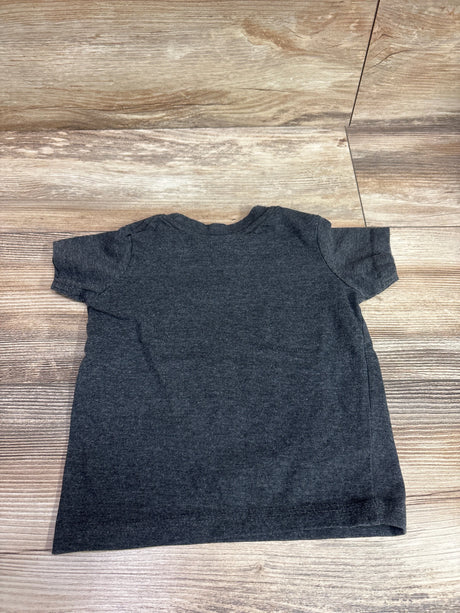 Back view of a grey Unordinary Toddler My First Birthday shirt for toddlers, size 12m.