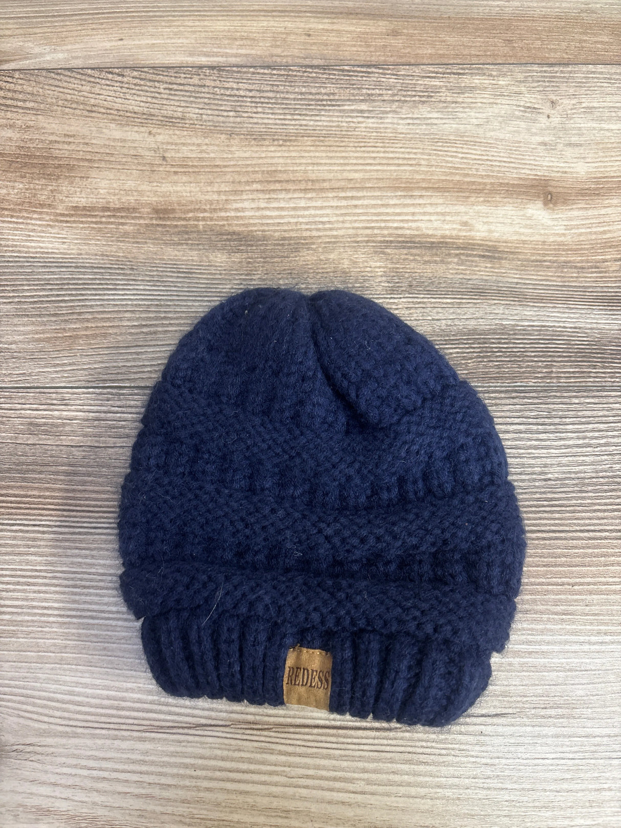 Redess Knit Winter Hat Navy sz 0-24m