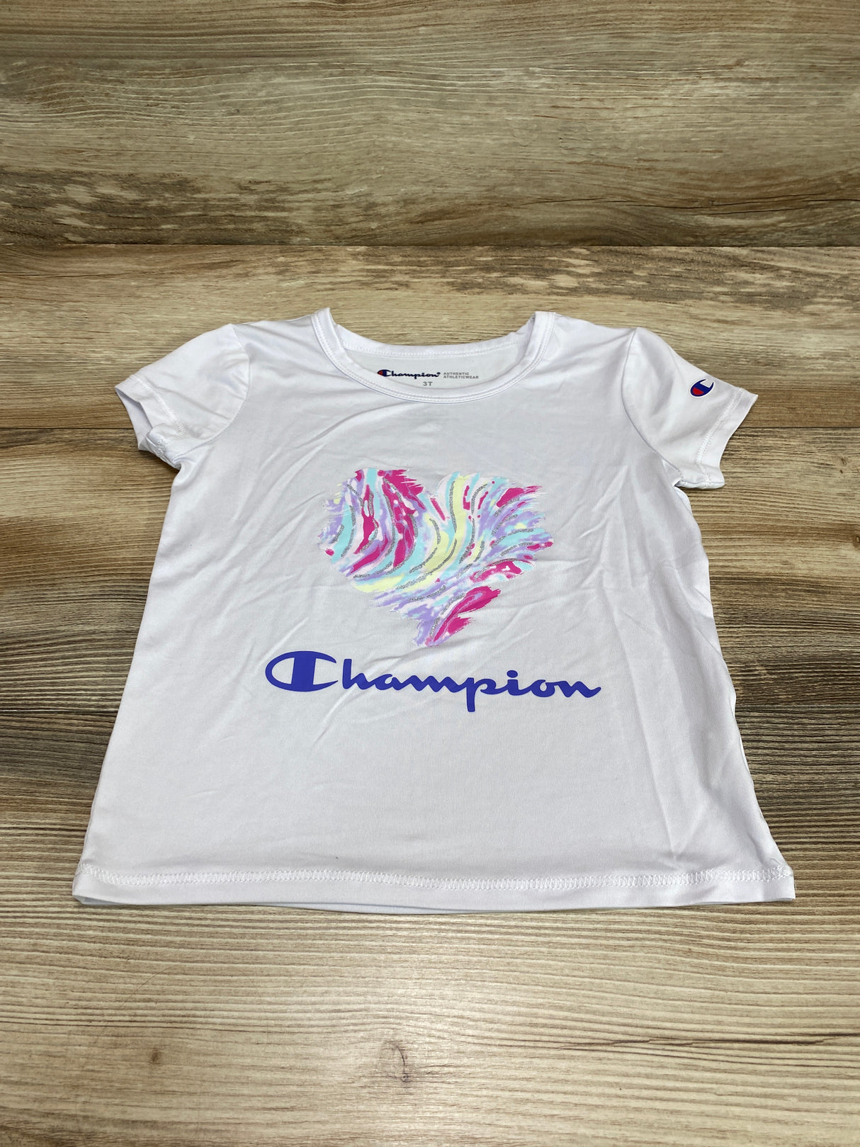 Champion Logo Shirt White sz 3T