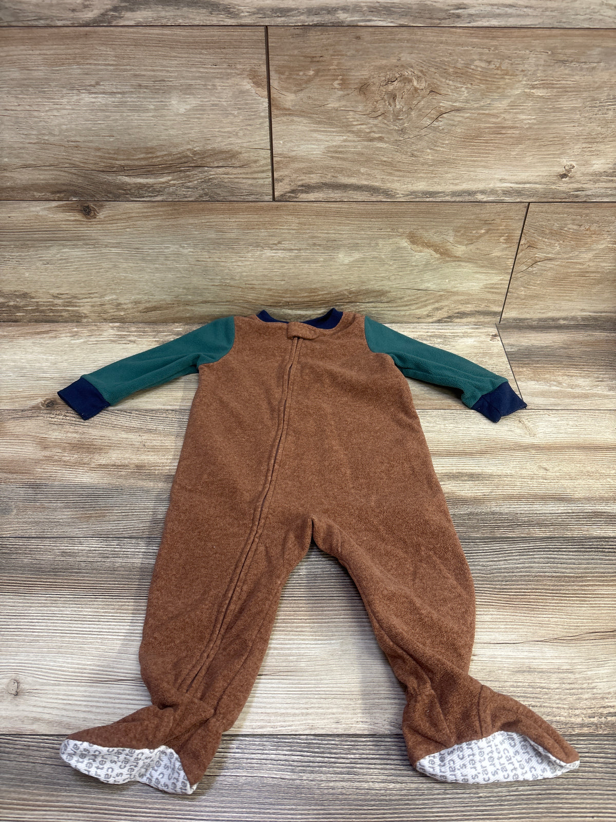 Carter's Blanket Sleeper Brown sz 12m