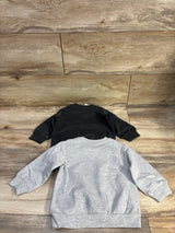 NEW H&M 2pk Pullover Sweatshirts Grey sz 9m
