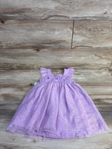 NEW Cat & Jack Lace Tulle Embroidered Dress Lilac sz 3T