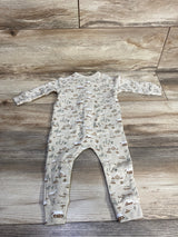 Rylee + Cru Farm Print Sleeper Beige sz 6-12m