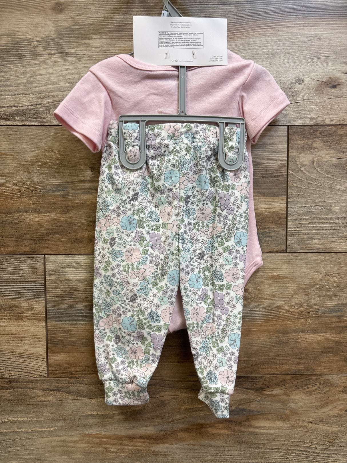 NEW Kyle + Deena 3pc Love My Mommy Bodysuit Set Pink sz 6-9m