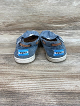 Toms Bimini Chambray Shoes Blue Sz 6c