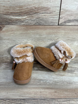First Steps Soft Sole Faux Fur Boots Brown sz 3c