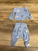 Child Of Mine 2pc Viscose Shirt & Pants Set Blue sz Preemie