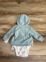 NEW Just One You 3pc Button Up Jacket Set Light Blue sz 3m