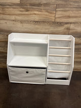 DD Nursery Book Storage Organizer, White