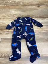 Simple Joys Dinosaur Print Blanket Sleeper Navy sz 6-9m