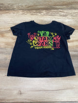 Spotted Zebra Star Wars Shirt Black sz 4T