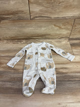 Carter's Waffle Knit Snap Sleeper Grey sz Newborn