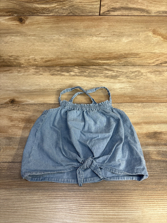 Carter's Chambray Top Blue sz 2T - Me n Mommy To Be