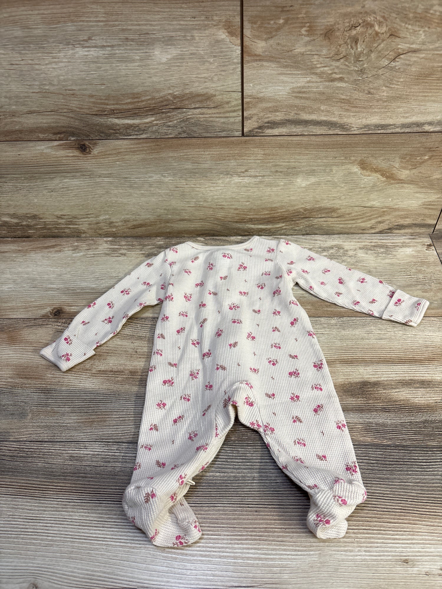 Carter's Waffle Knit Sleeper Beige sz 3m