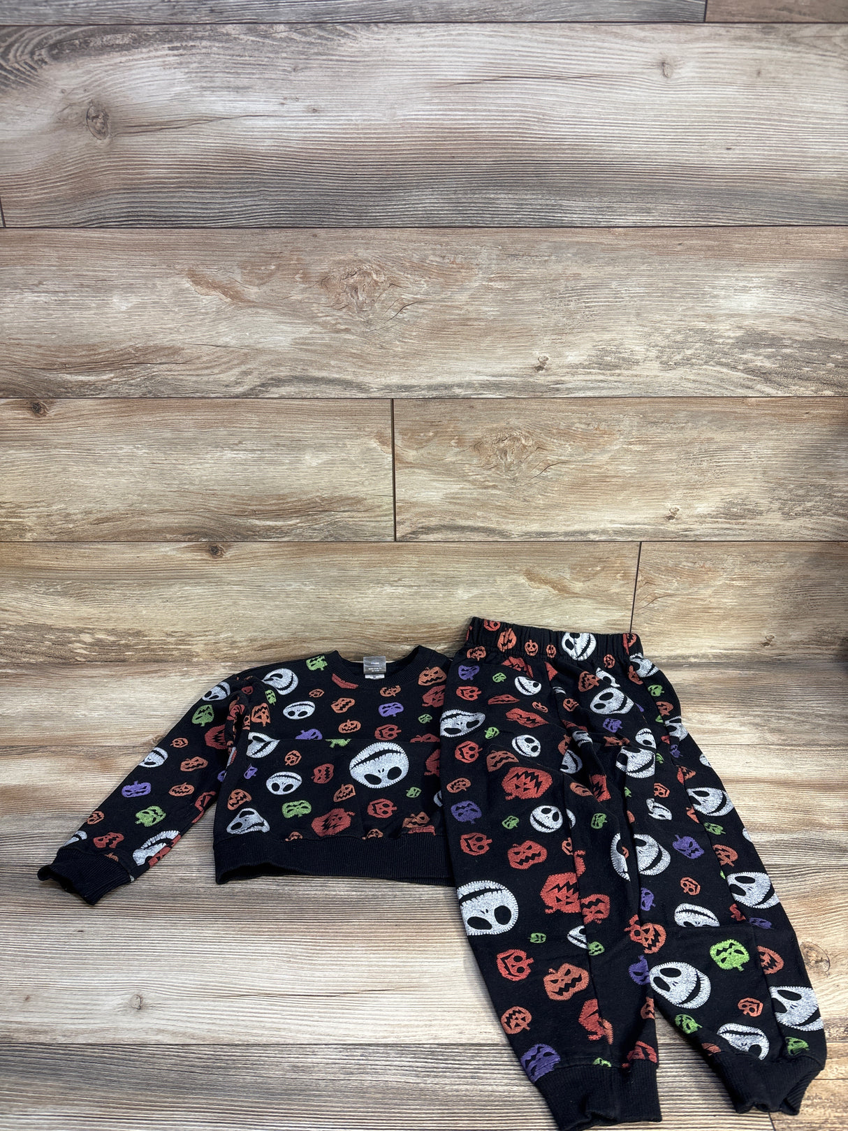 Disney Nightmare Before Christmas 2pc Sweatshirt Set Black sz 5T