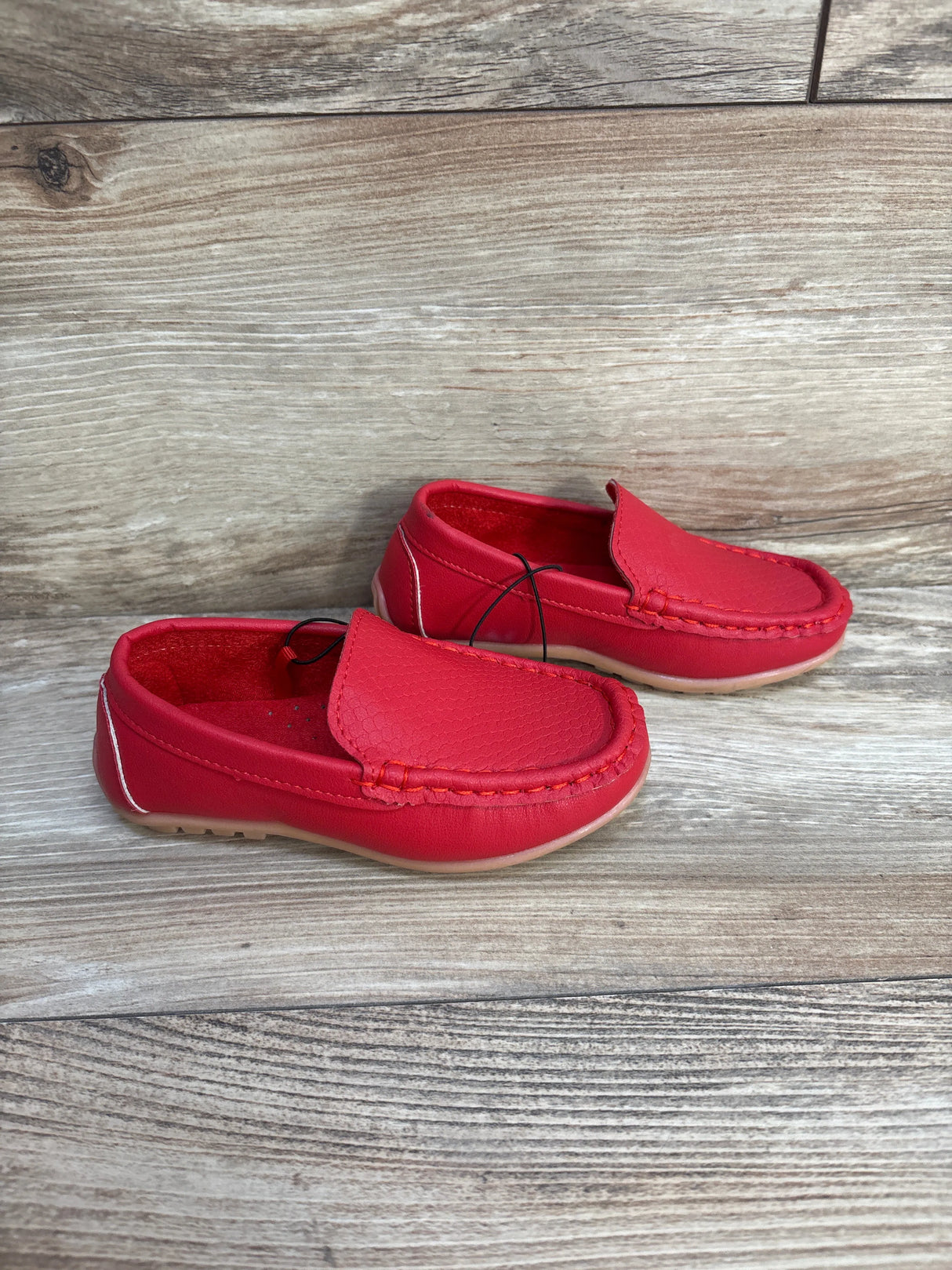 NEW coXist Red Leather Slip On Loafers sz 9c - Me n Mommy To Be