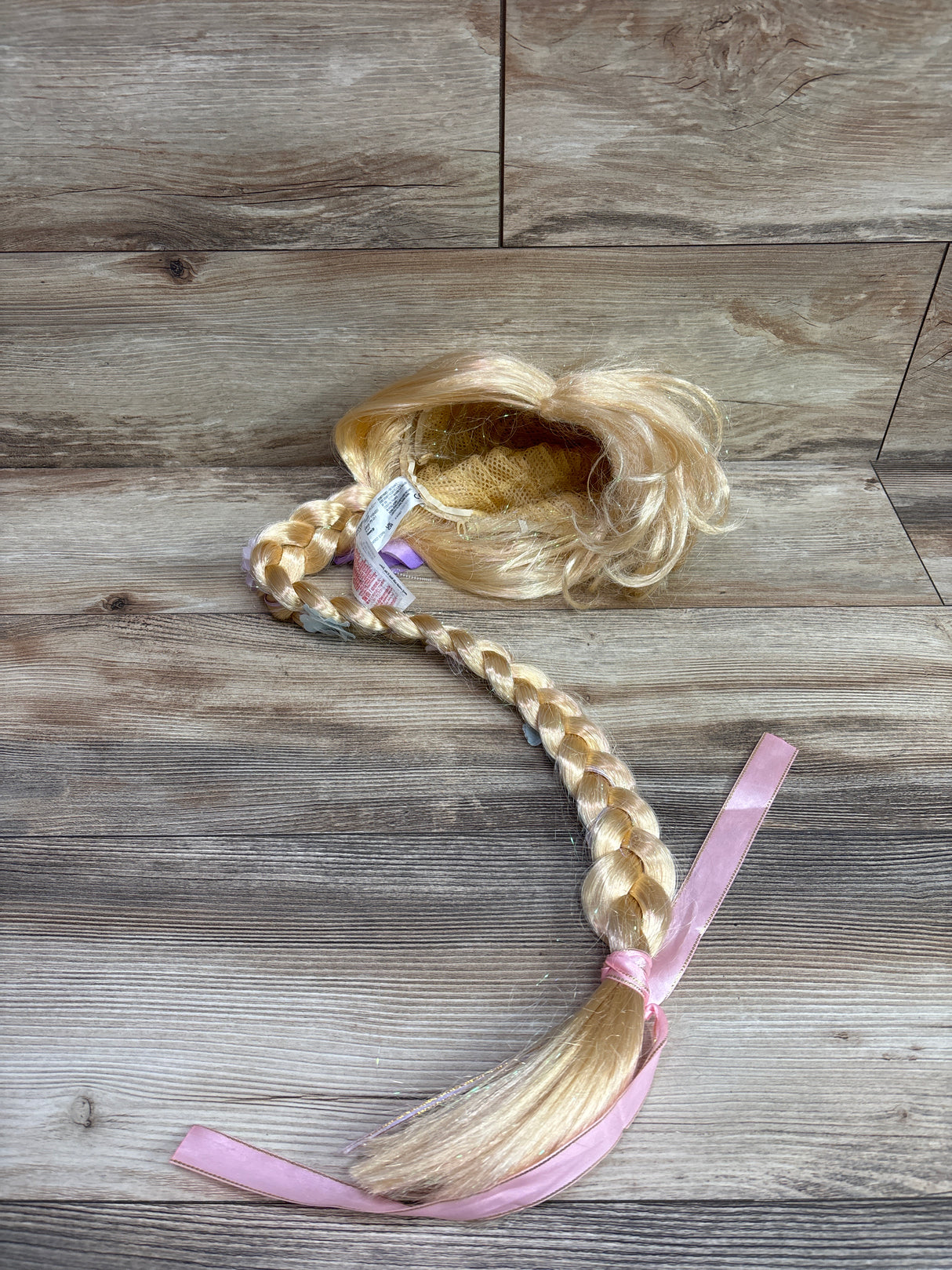 Disney Store Rapunzel Braided Costume Wig sz 3T+