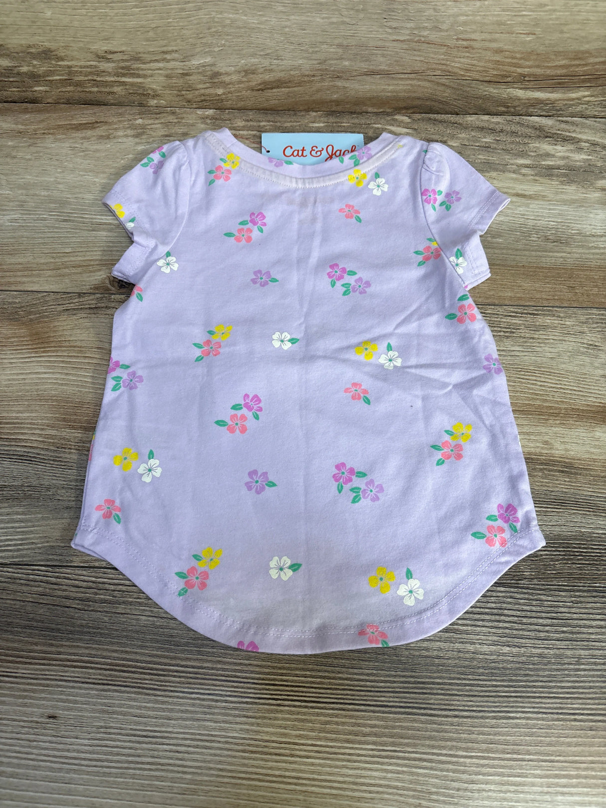 NEW Cat & Jack Floral Shirt Purple sz 18m - Me n Mommy To Be