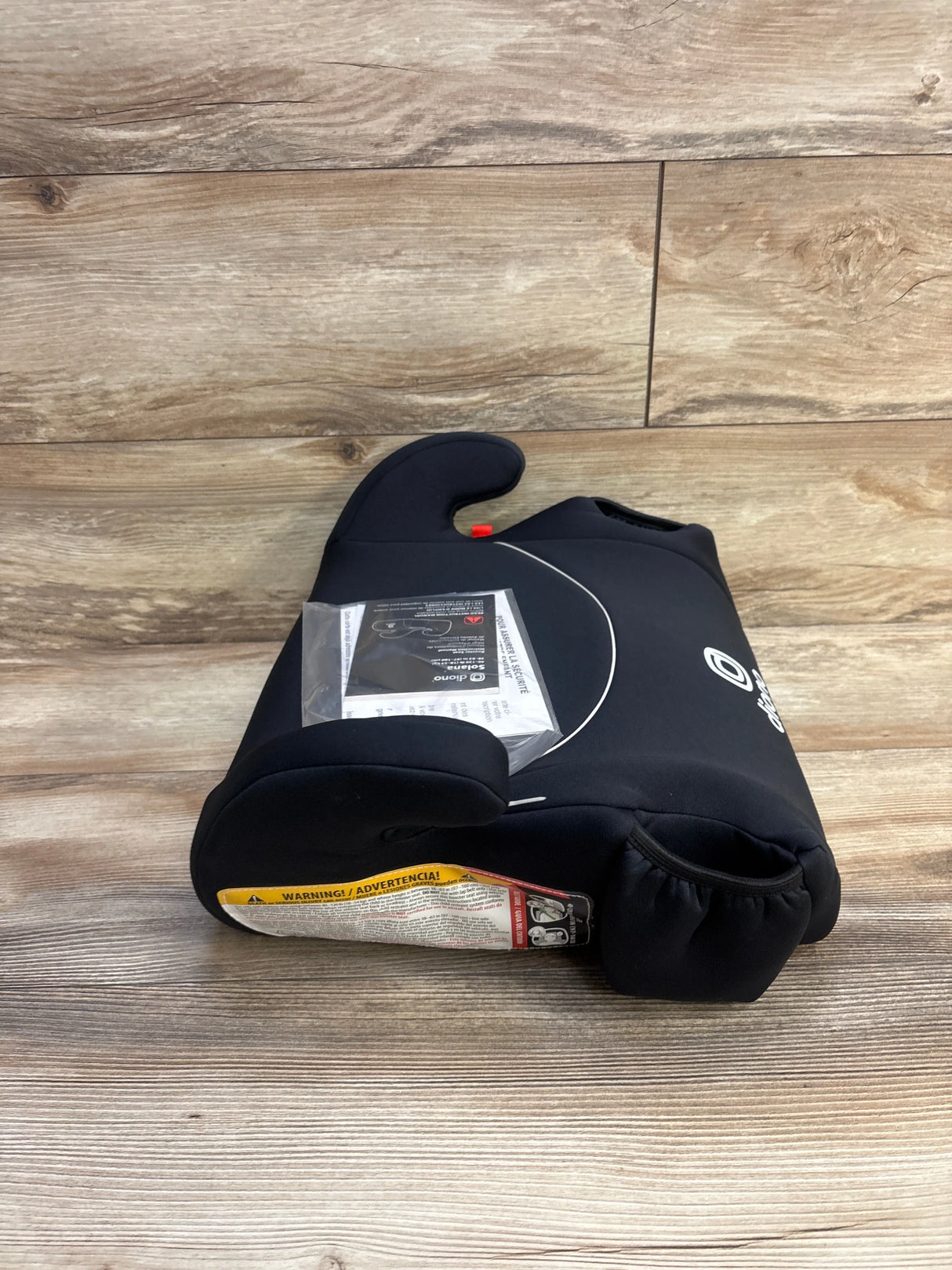 NEW Diono Solana Backless Booster Car Seat, Black 40-120lbs