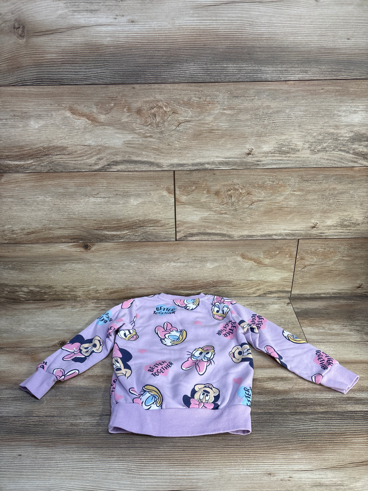 Disney Junior Minnie Mouse Pullover Sweatshirt Lilac sz 4T