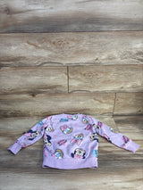 Disney Junior Minnie Mouse Pullover Sweatshirt Lilac sz 4T