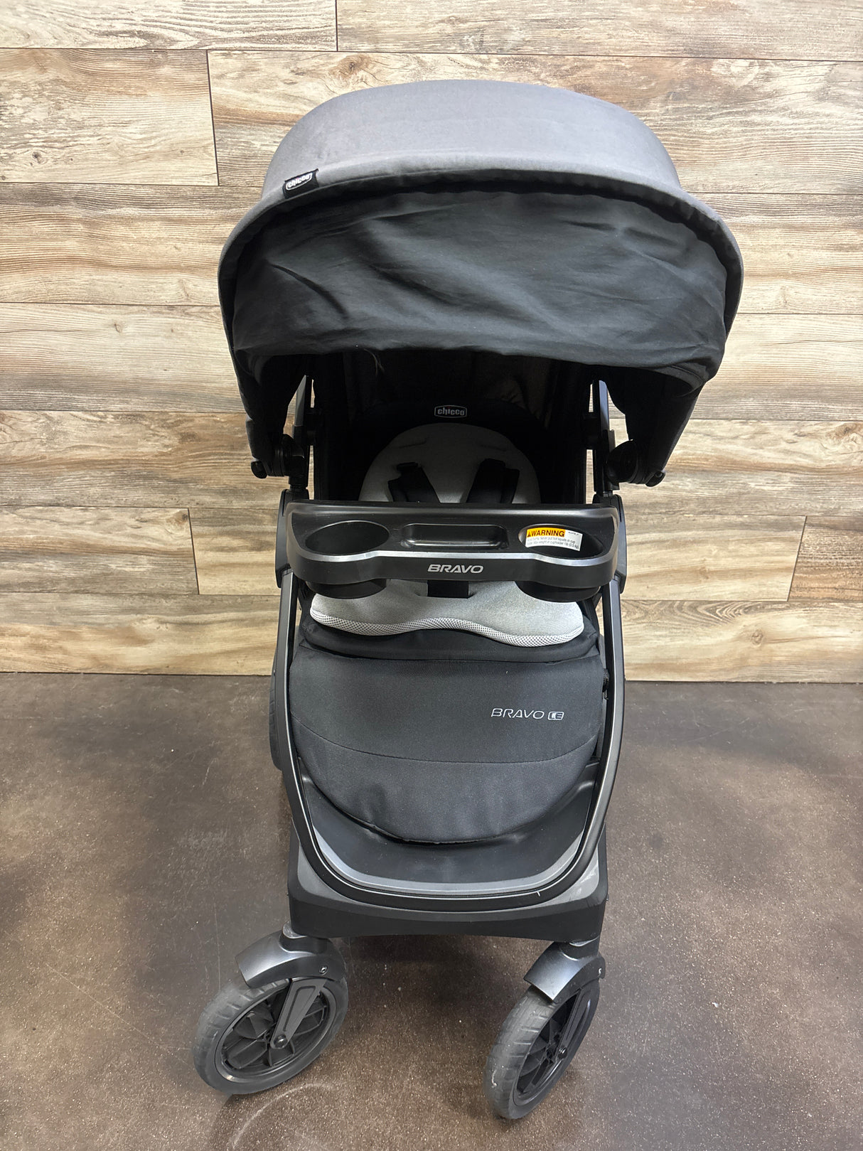 Bravo LE ClearTex Quick-Fold Stroller in Pewter