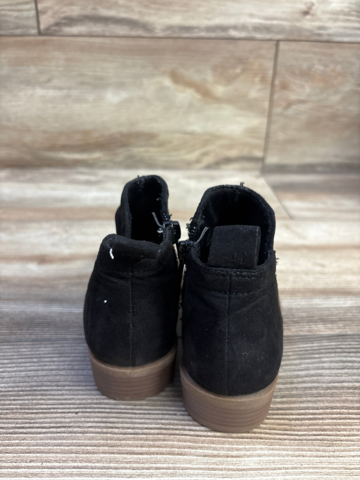 Wonder Nation Suede Ankle Boots Black sz 8c