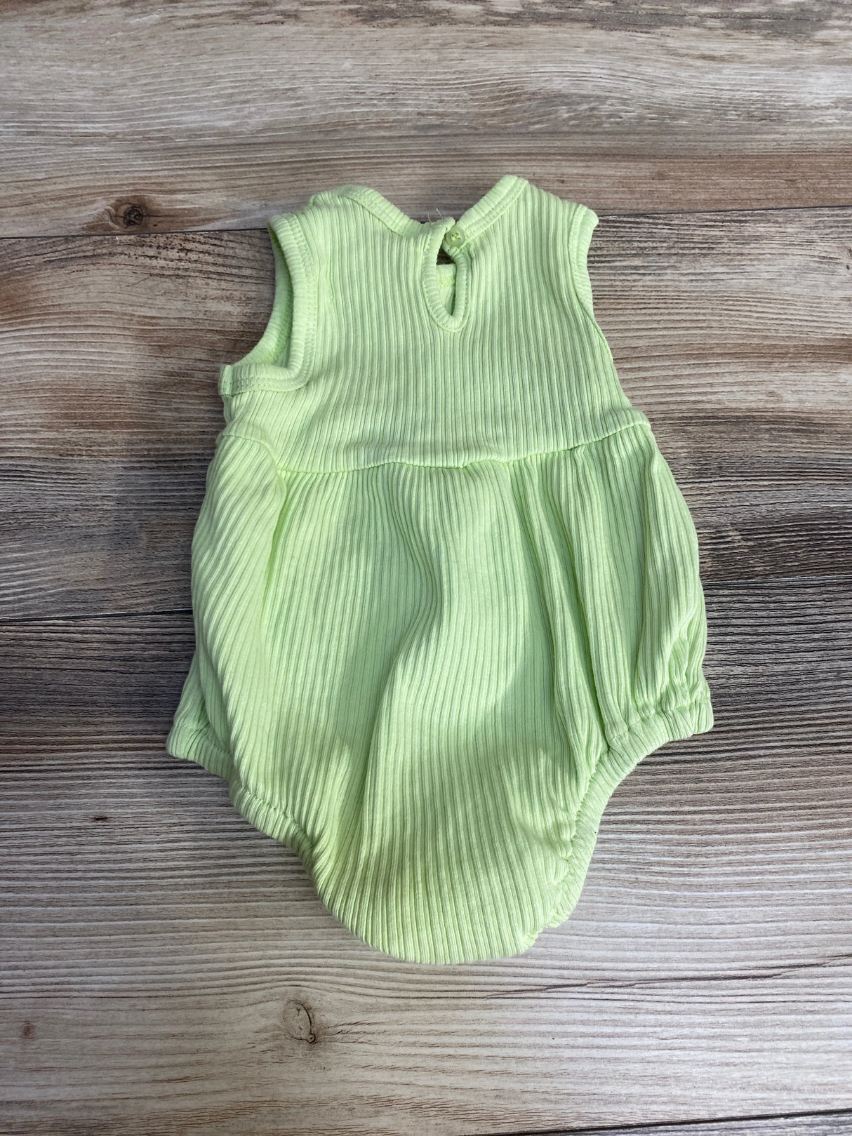 RZ By Rachel Zoe Ribbed Romper Green sz 6-9m - Me n Mommy To Be