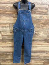NEW Isabel Maternity Denim Overalls Blue sz Medium (8)