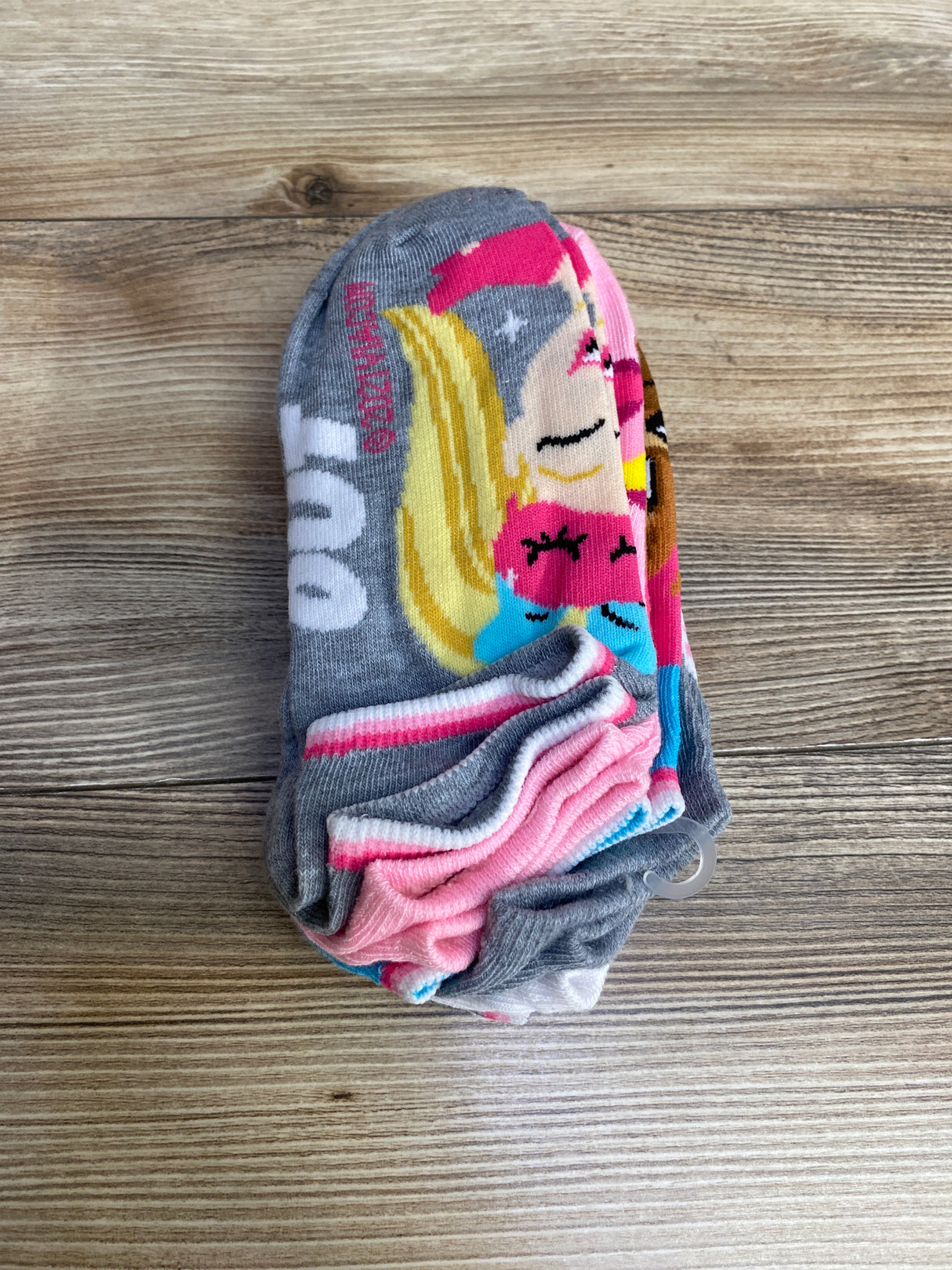 JoJo Siwa 6 Pair No Show Socks Shoe Size 3-10Y