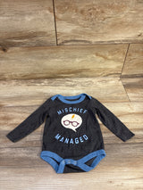 Harry Potter Mischief Managed Bodysuit Grey sz 0-3m