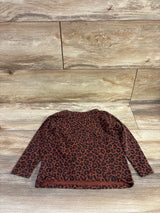 H&M Leopard Print Long Sleeve Shirt Brown sz 3/4T