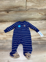 NEW Carter's Striped Sleeper Navy sz 3m