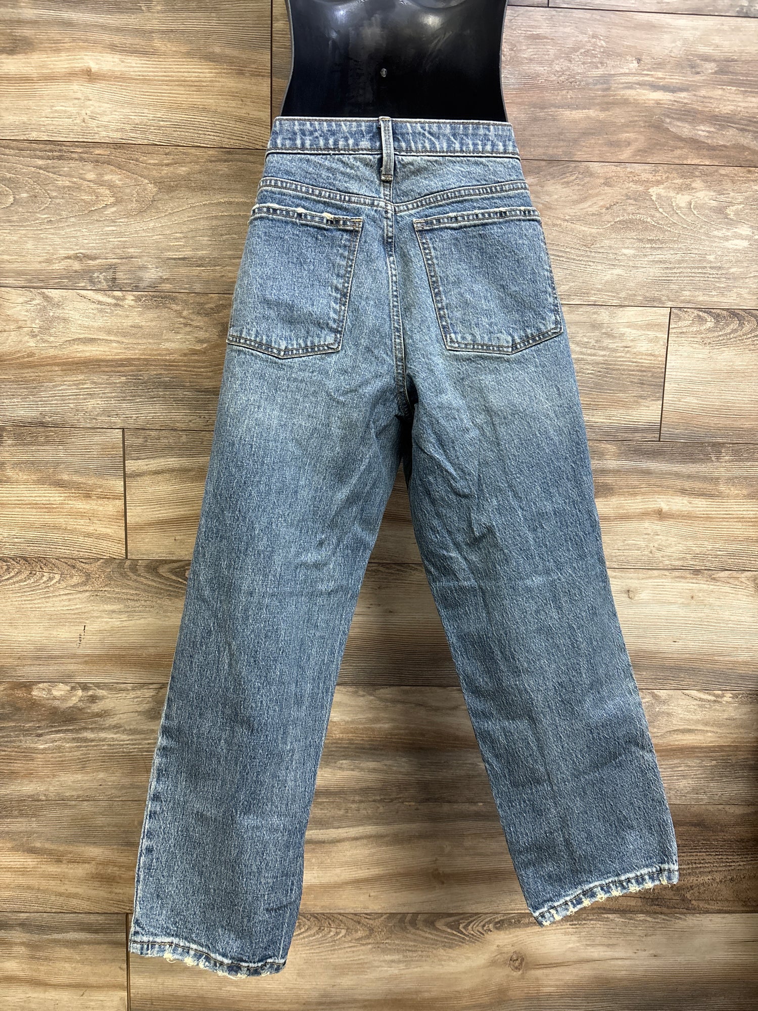 Isabel Maternity Side Panel Vintage Straight Jeans Blue sz Small 6