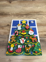 Melissa & Doug Christmas Tree Wooden Chunky Puzzle 13pc