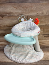 Skip Hop Silver Lining Cloud 2-in-1 Sit-Up Chair & Activity Seat, White/Blue