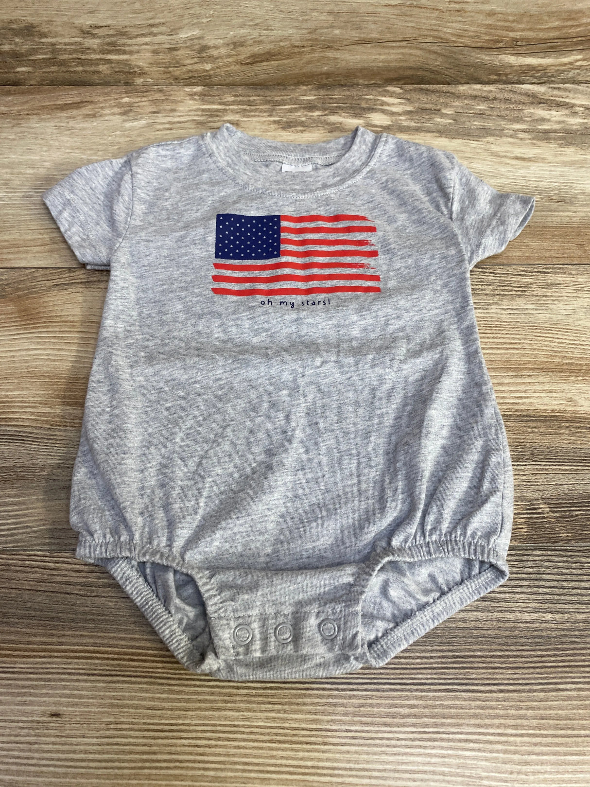 Carter's Oh My Stars! Bubble Romper Grey sz 6m