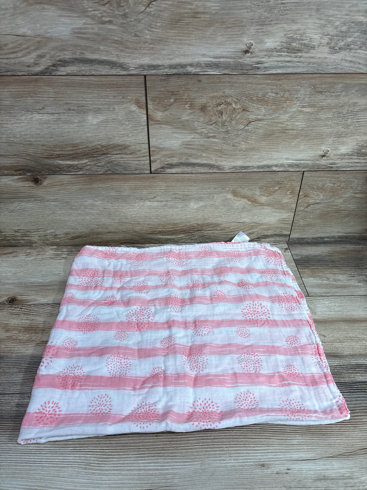 GLLQUEN Muslin/Bamboo Swaddle Blanket Pink 28x28''