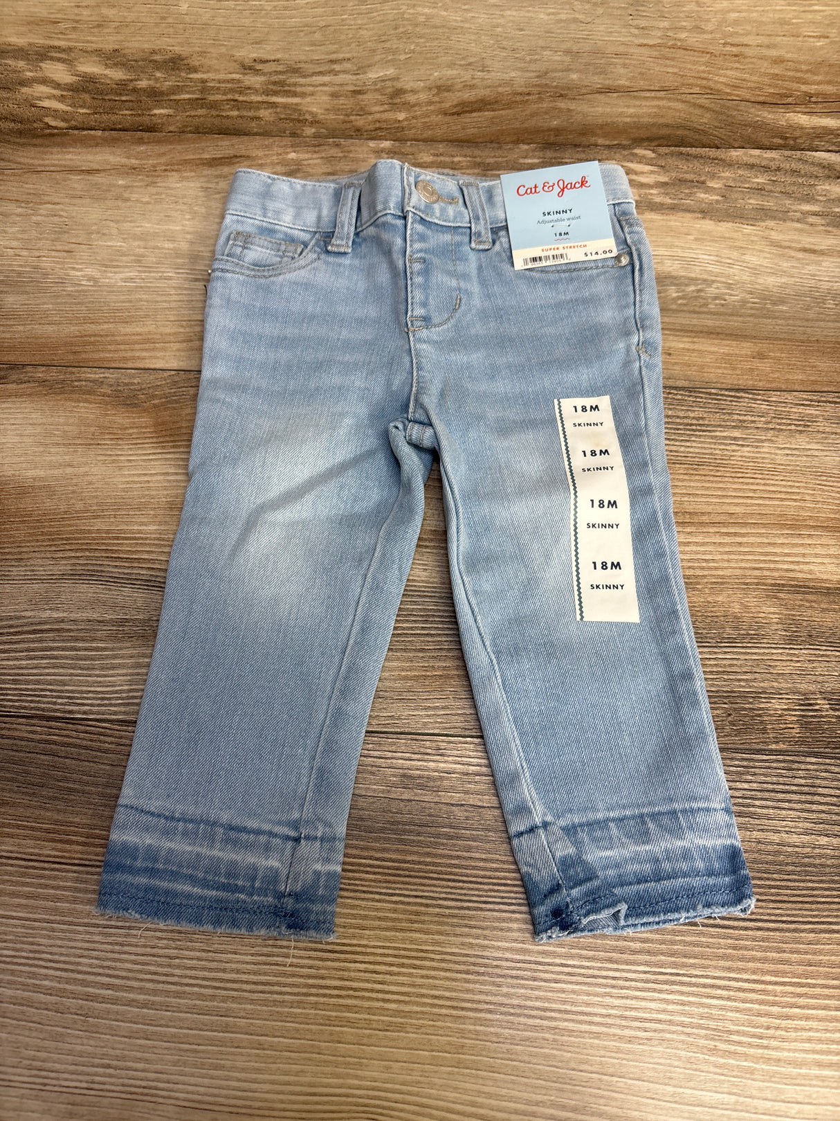 NEW Cat & Jack Skinny Jeans Blue sz 18m