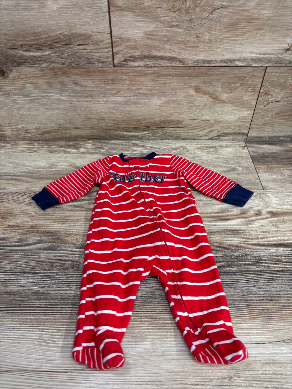 Carter's Little Brother Sleeper Red sz 3m