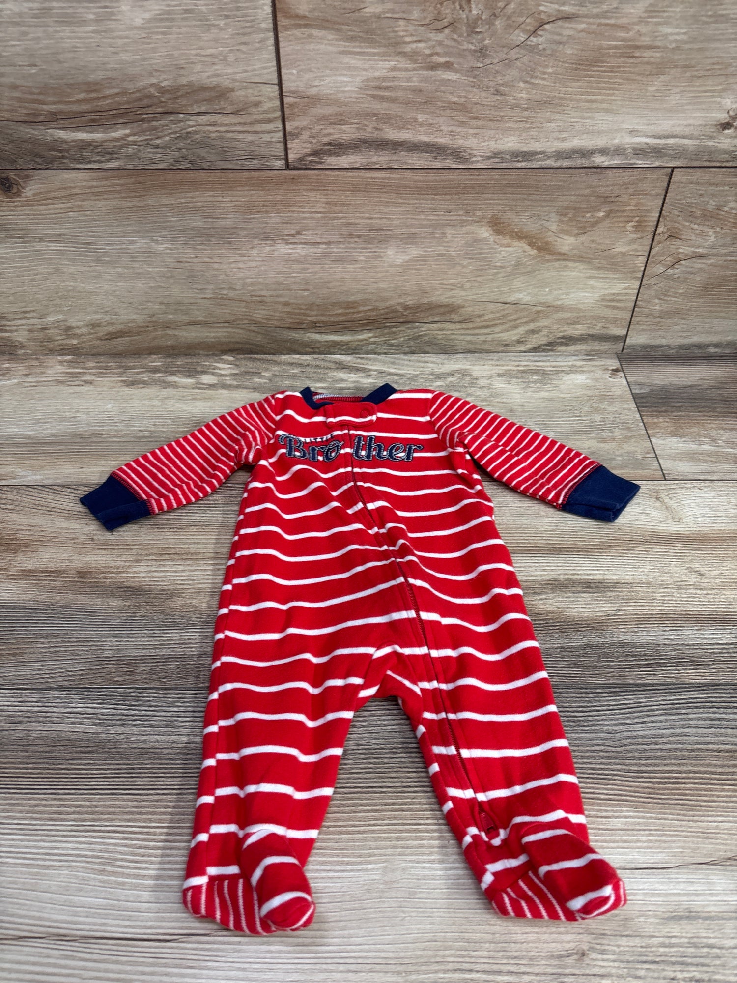 Carter's Little Brother Sleeper Red sz 3m