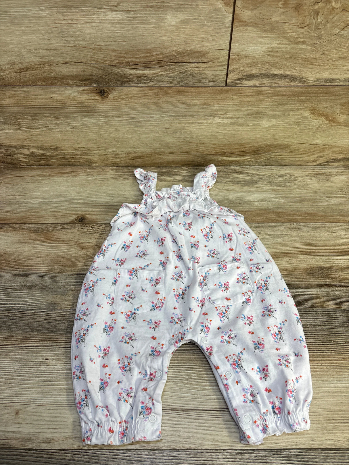 Nannette Baby Jumpsuit White sz 6/9m