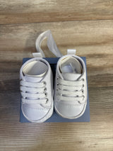 NEW Ains & LJ Our First Kicks Crib Sneakers White sz 1/2c