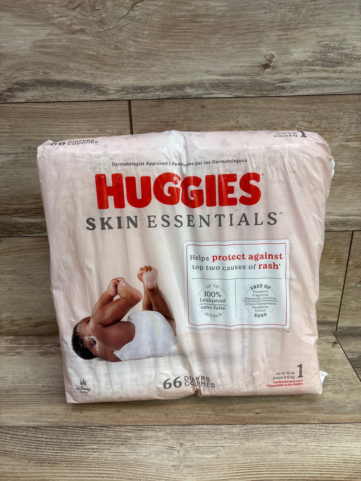 NEW Huggies Skin Essentials Diapers Size 1 66ct.