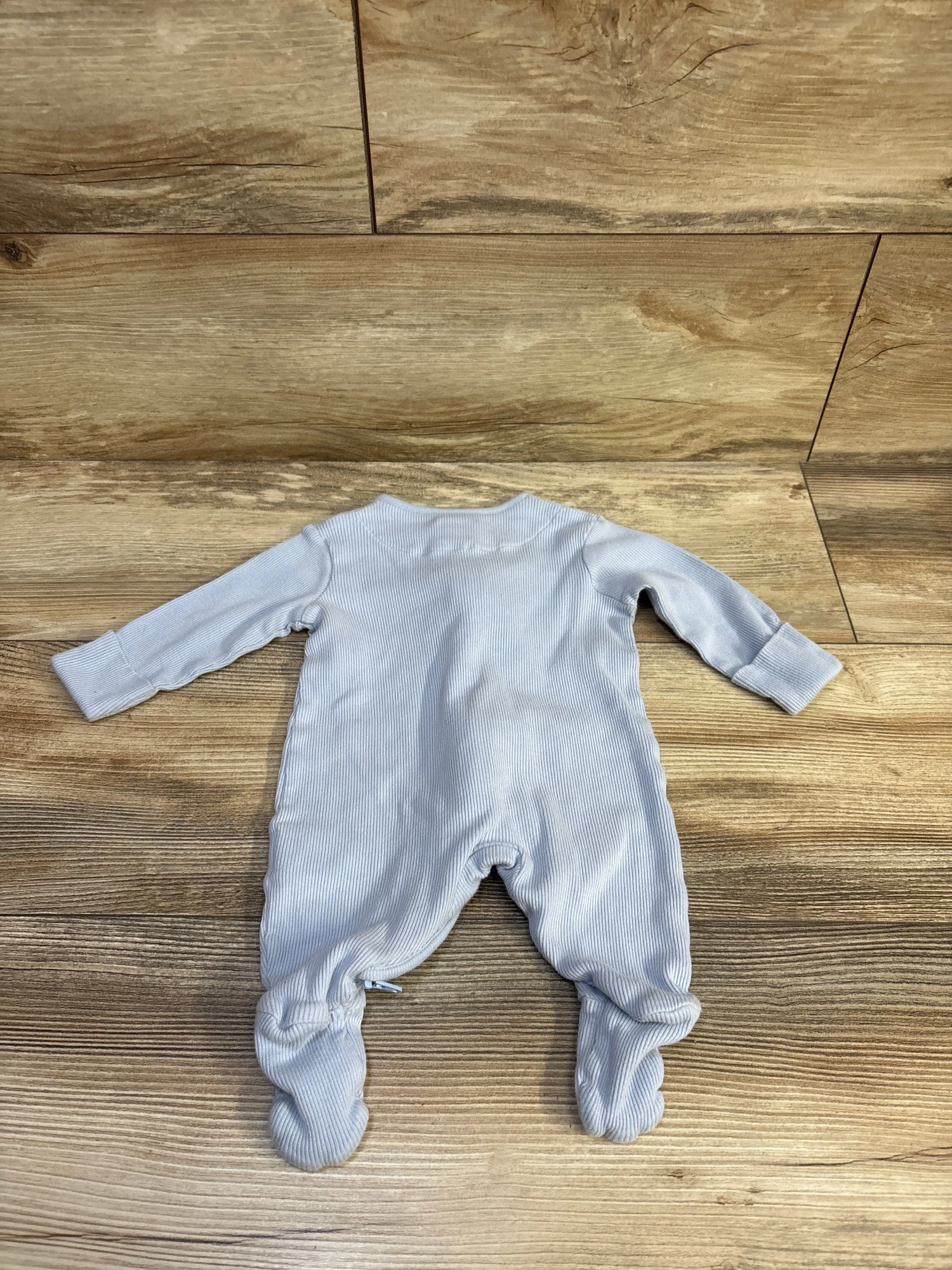 John Lewis Ribbed Sleeper Blue sz Newborn