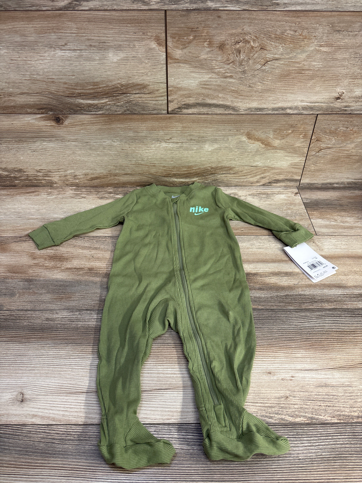 NEW Nike Ribbed Sleeper Green sz 9m