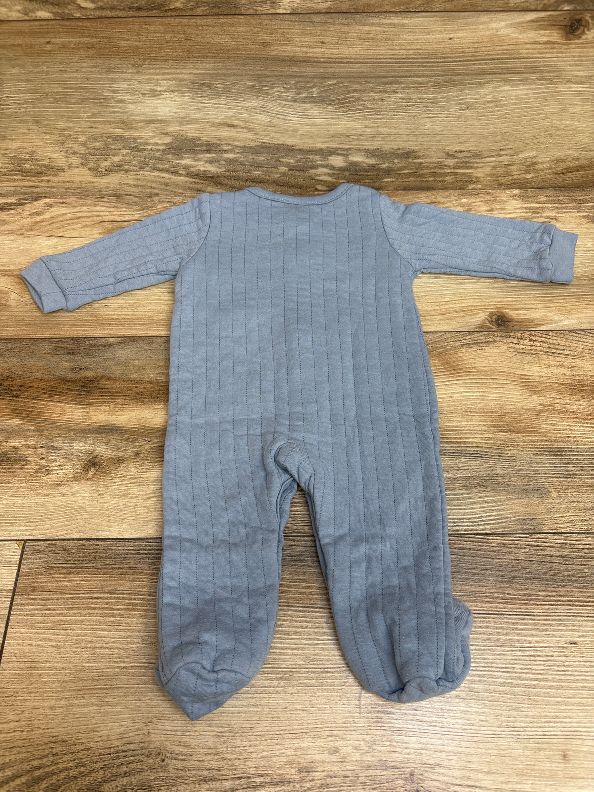 Chick Pea Quilted Snap Coverall Blue sz 0-3m